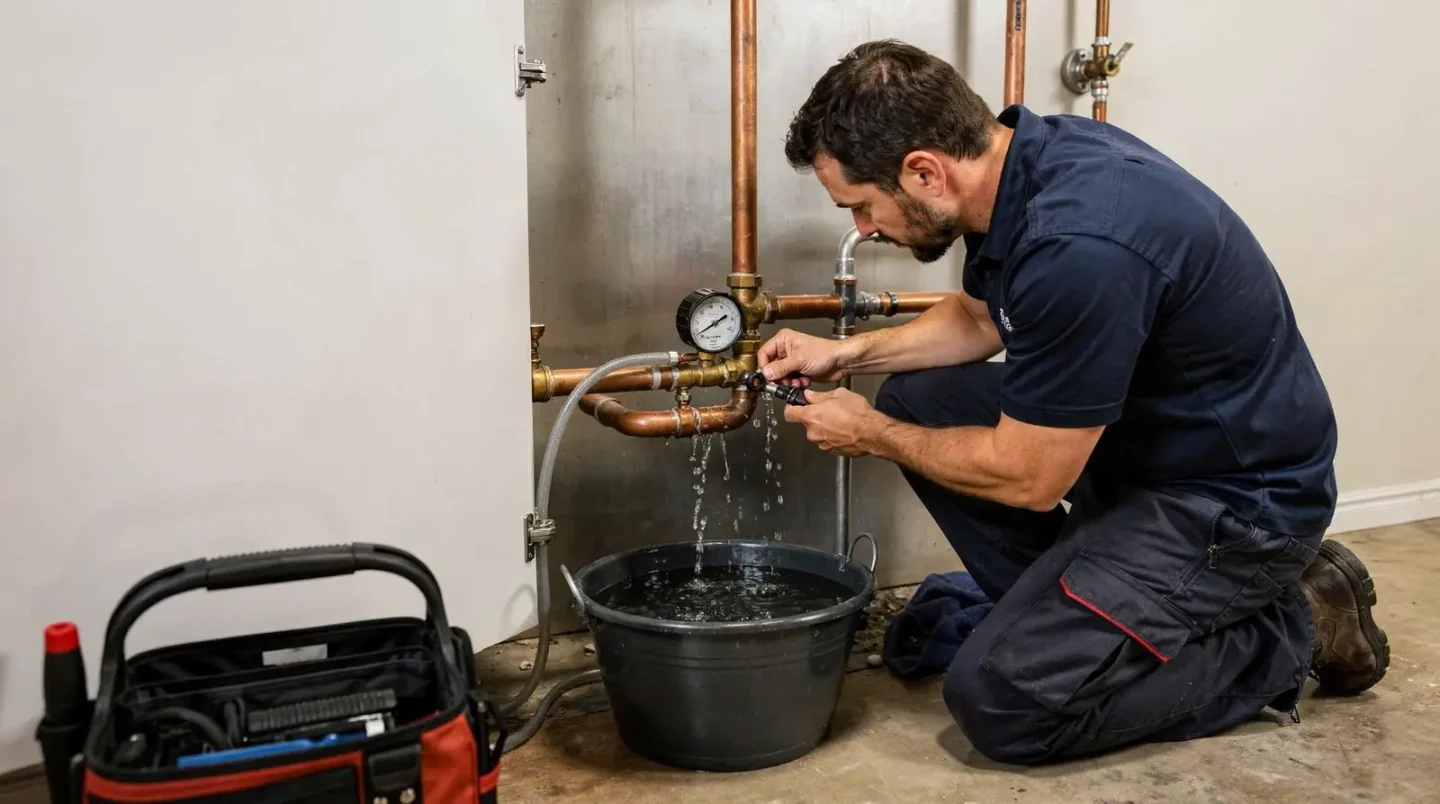 Plumbing service covers the water supply side of a home, which is exactly where meter-based