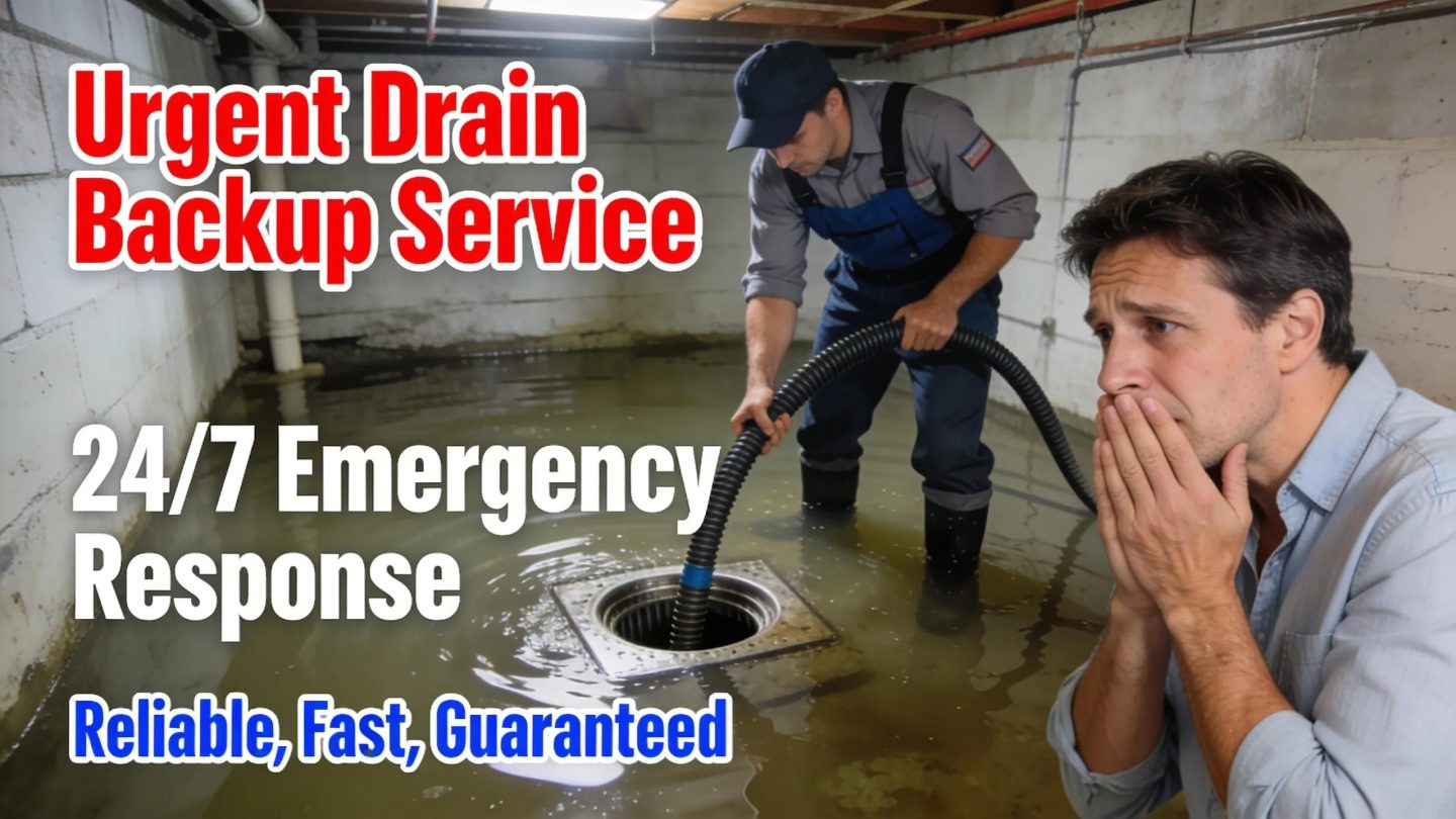 Backed-up drains create an urgent situation that homeowners need addressed quickly.; Reliable drain service should